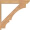 Ekena Millwork Balboa Slat Smooth Outlooker, Western Red Cedar, 7 1/2"W x 48"D x 48"H OUT08X48X48BOA06SWR - alternate 2